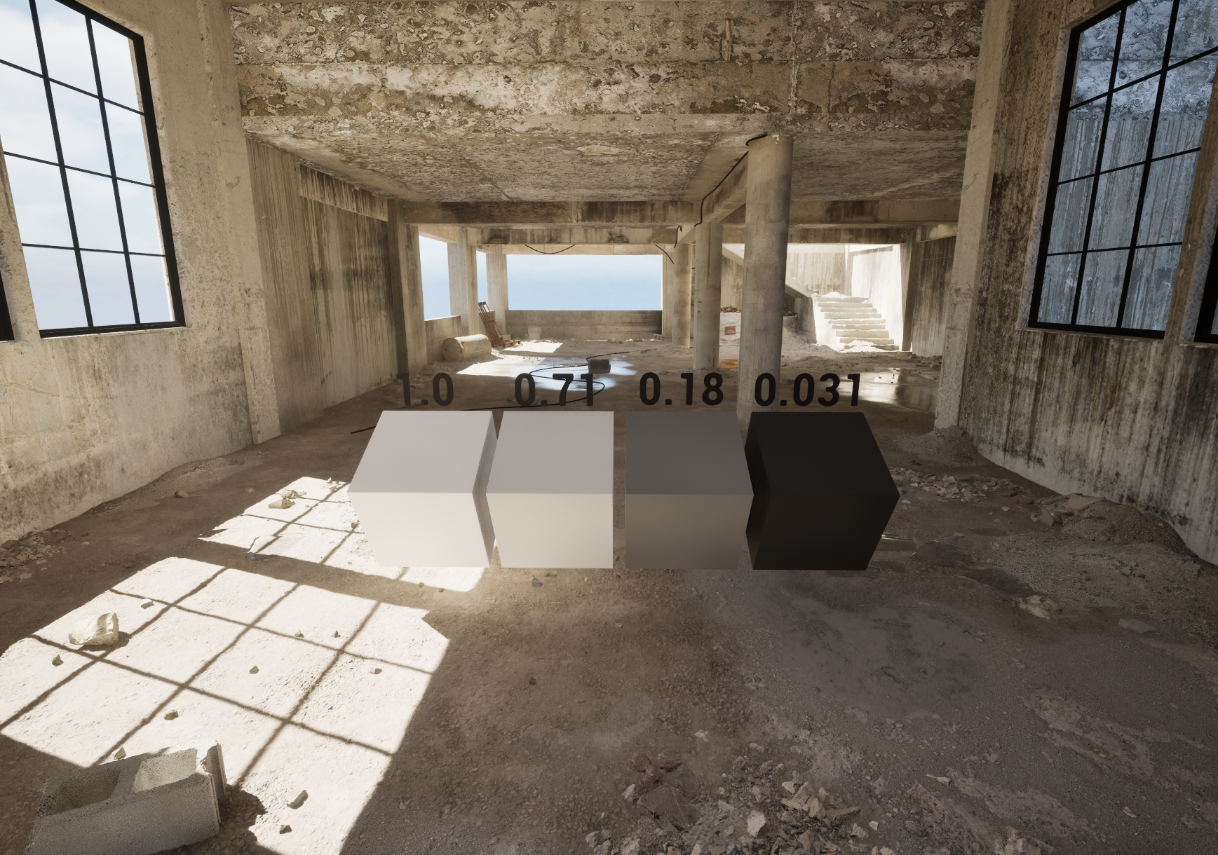 눈과 노출 설정